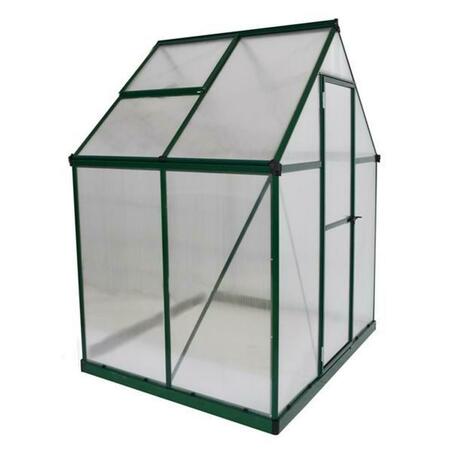 PALRAM Canopia Mythos Greenhouse - 6 X 4 Ft. - Forest Green HG5005G